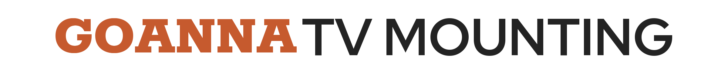 Goanna TV Mounting logo